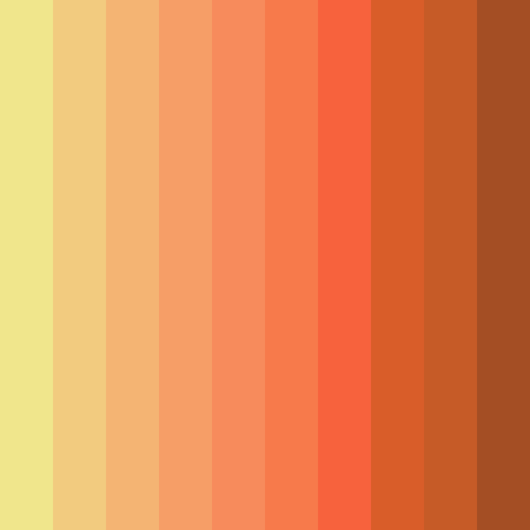 Download autumn harvest color palette PNG image (square)