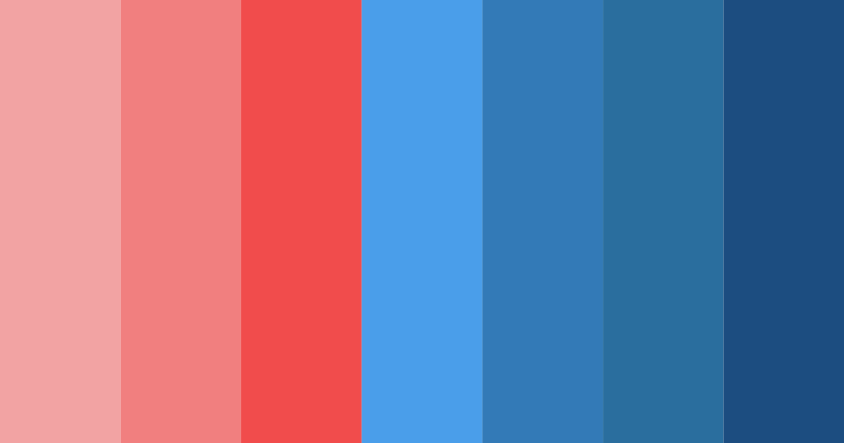 Download red blue harmony color palette PNG image (landscape)