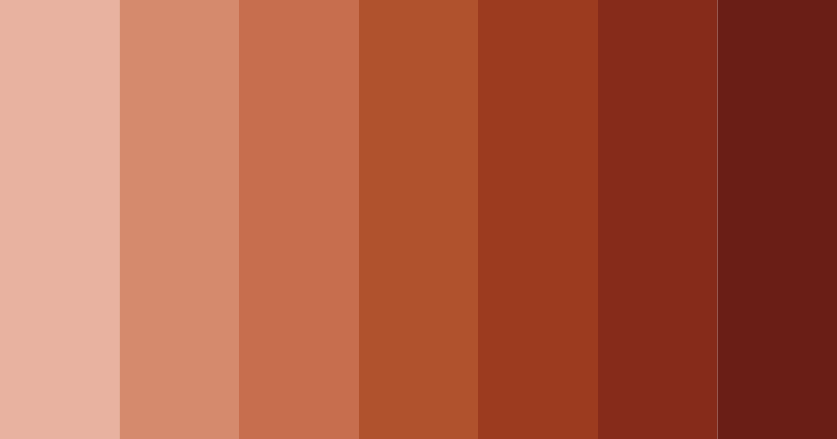 Download bittersweet embers color palette PNG image (landscape)