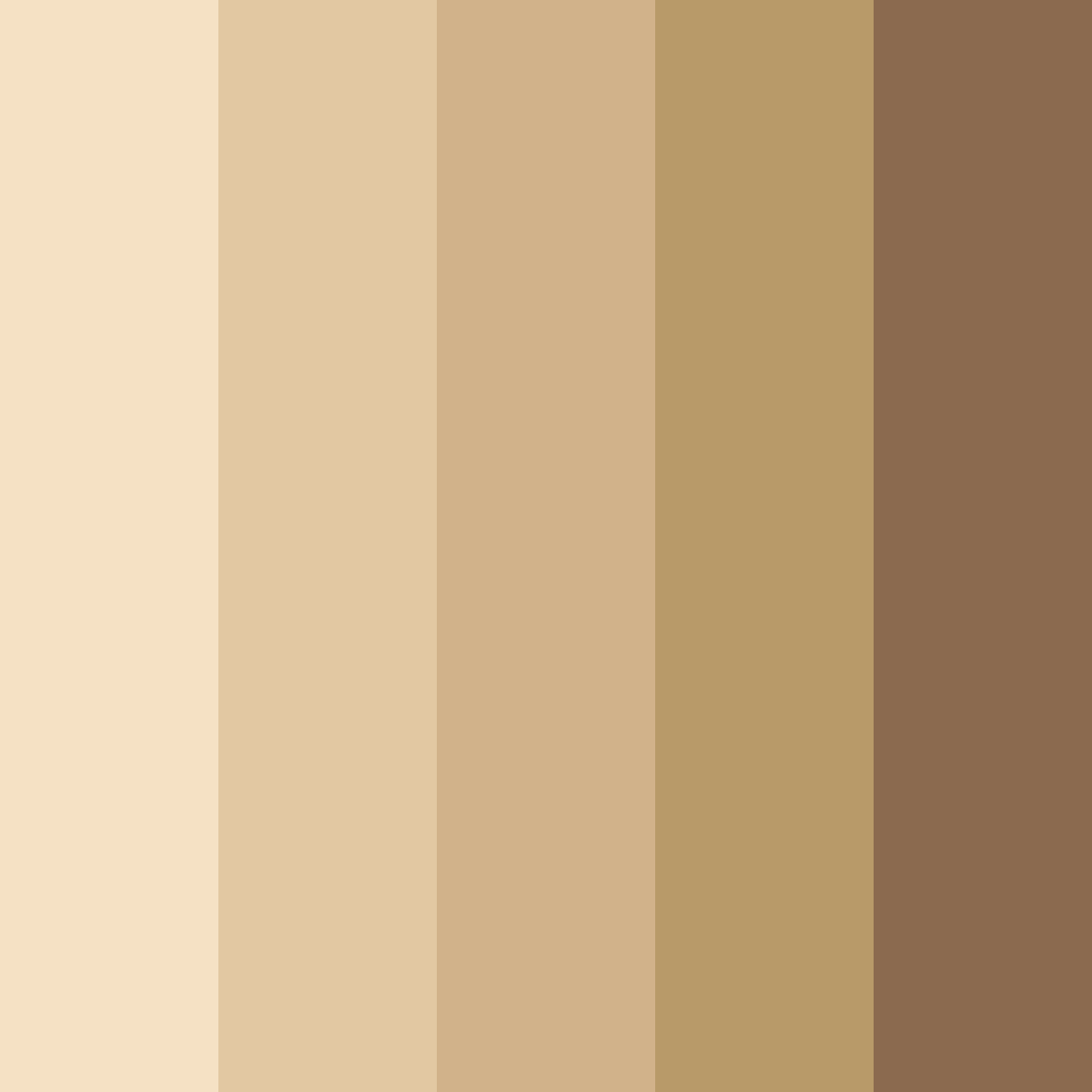 Download sandy serenity color palette PNG image (square)