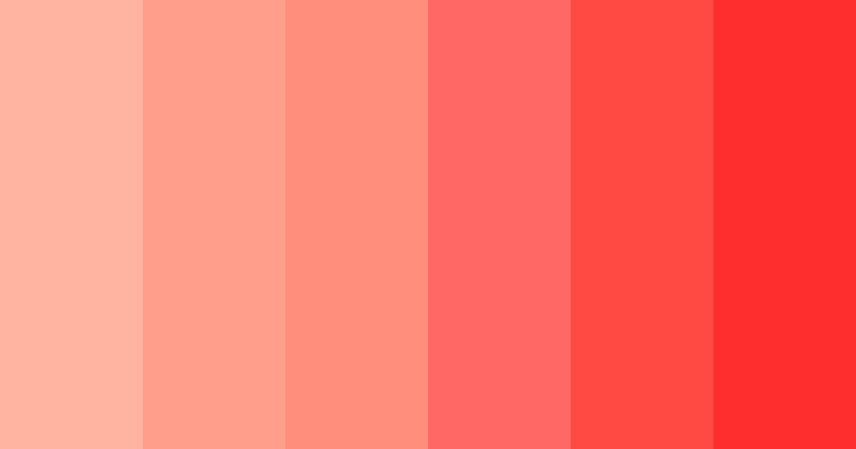 Download coral sunset color palette PNG image (landscape)
