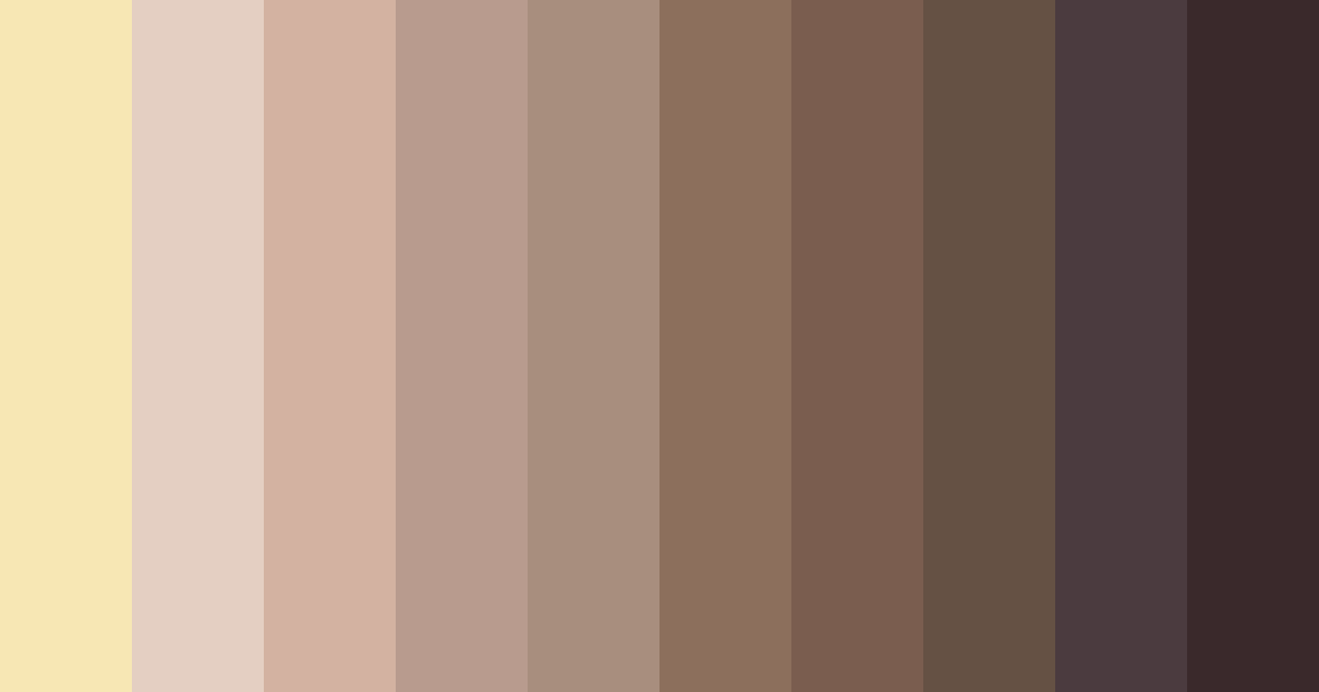 Download brown maple color palette PNG image (landscape)