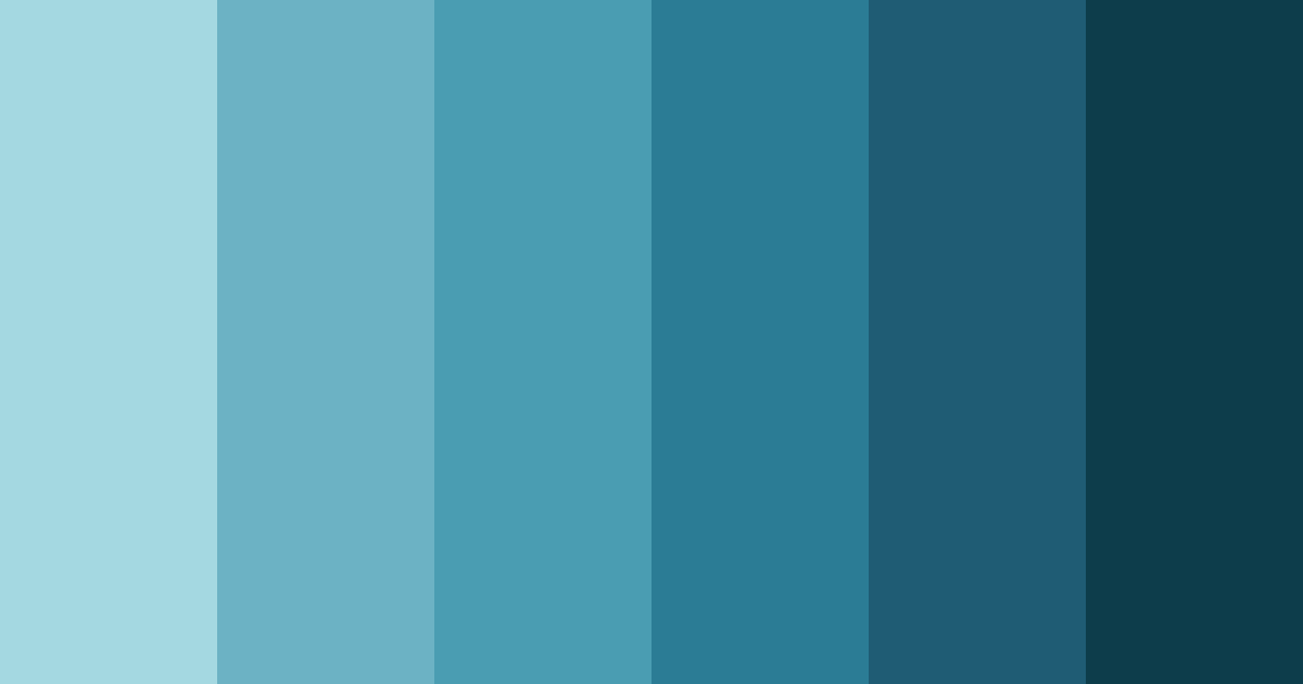 Download tidal serenade color palette PNG image (landscape)