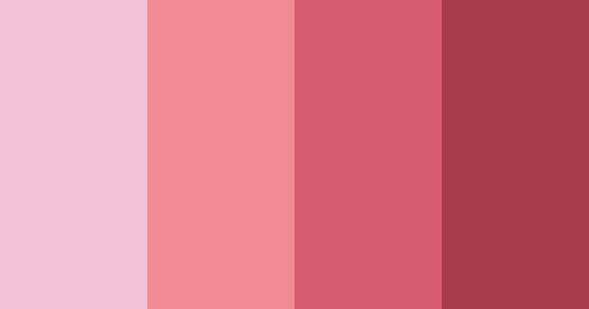 Download pink sunset color palette PNG image (landscape)