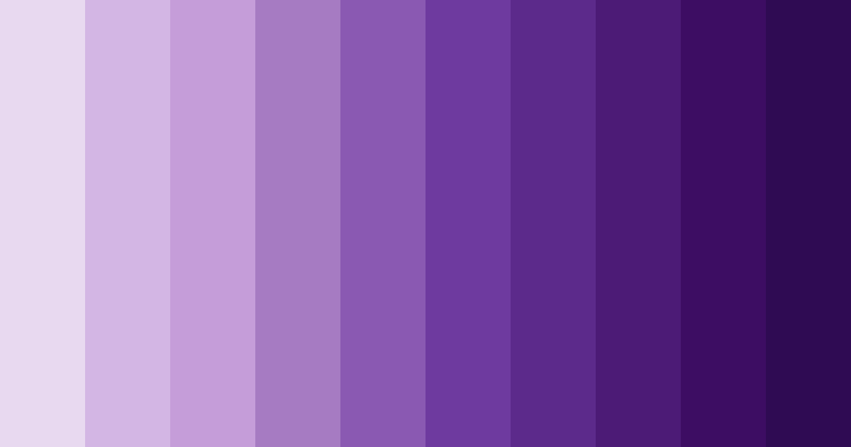 Download enchanted amethyst color palette PNG image (landscape)