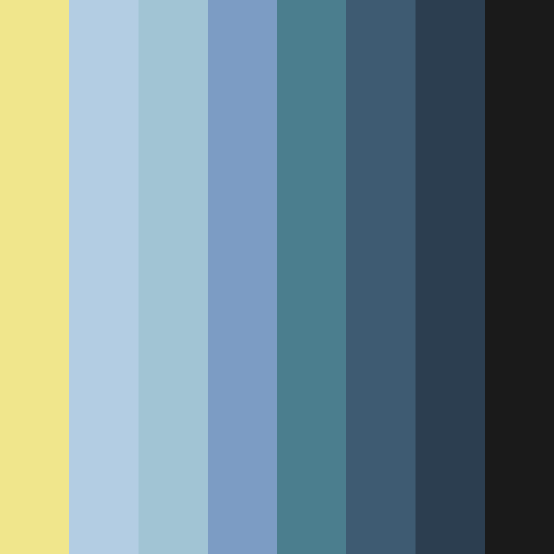 Blue Good vs Evil Color Palette - ColorDrop