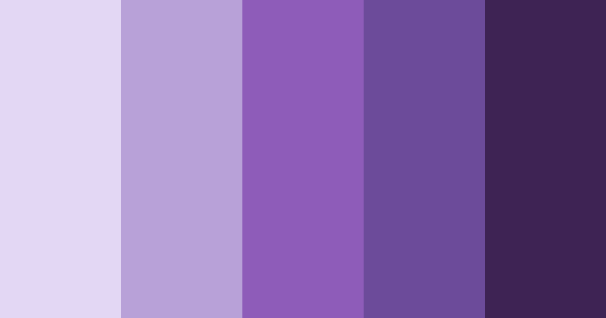 Download purple flower color palette PNG image (landscape)