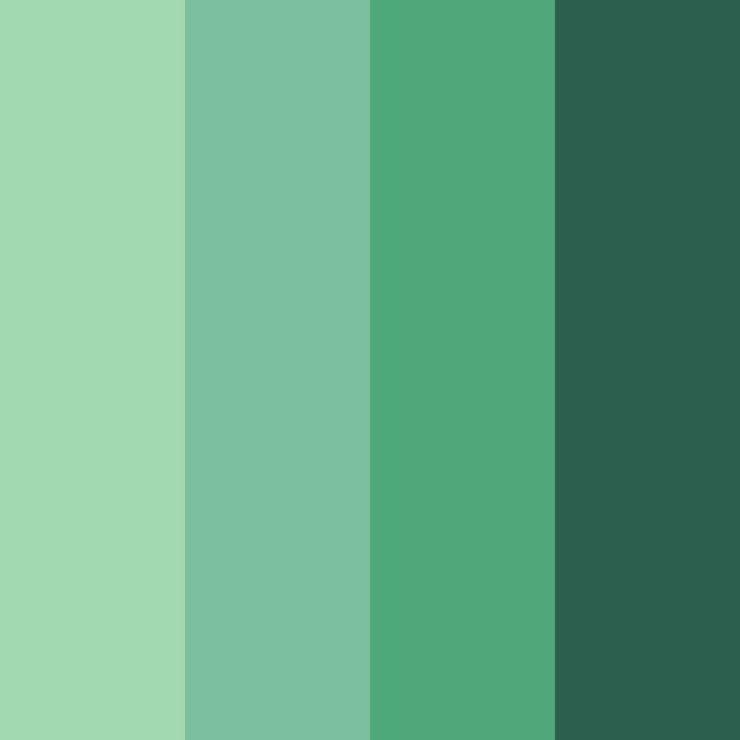 Download twilight green color palette PNG image (square)