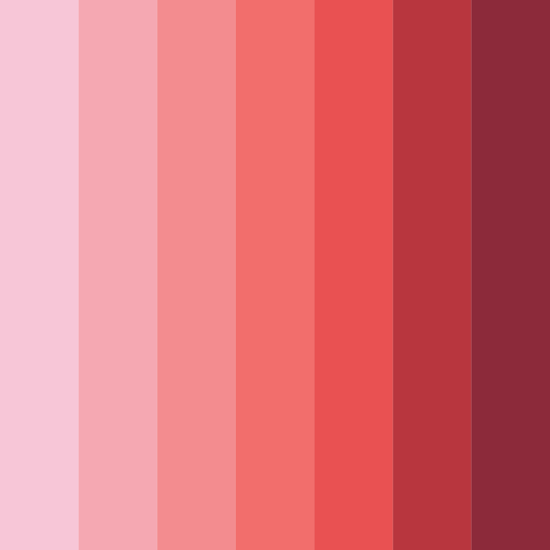 Download sunset blossom color palette PNG image (square)