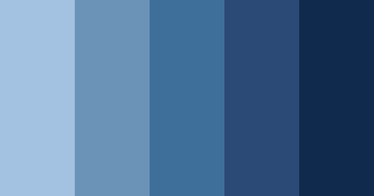 Download blue night color palette PNG image (landscape)