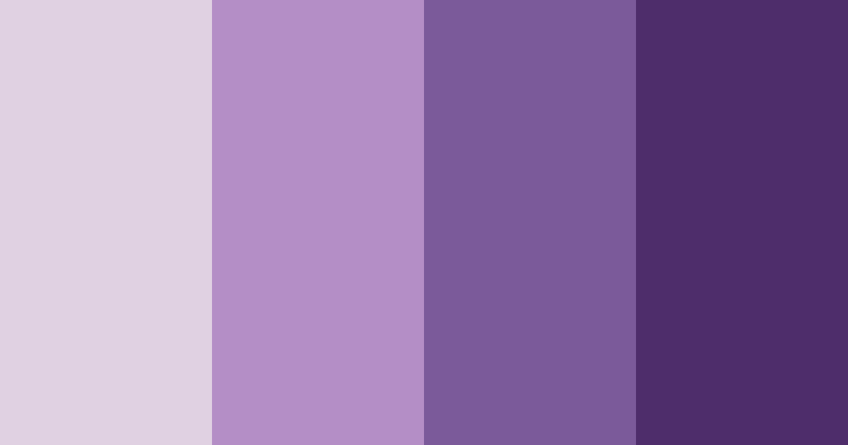 Download deep purple dreams color palette PNG image (landscape)
