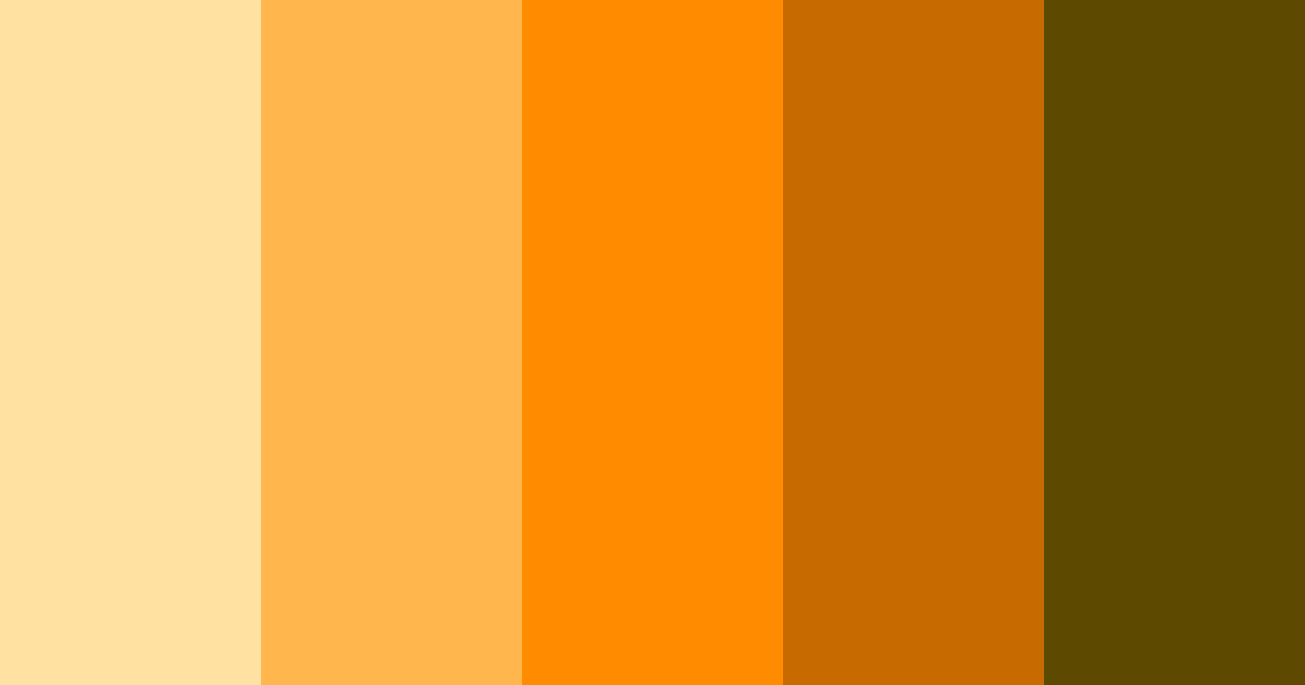 Download orange festivities color palette PNG image (landscape)