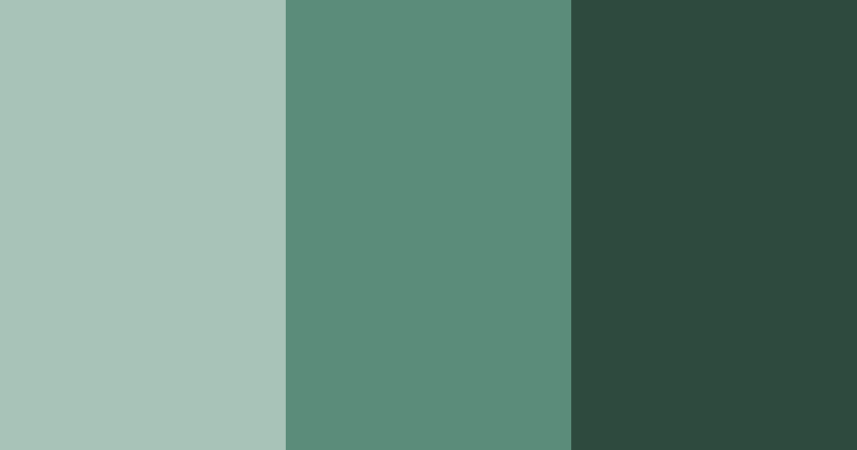 Download dark green color palette PNG image (landscape)