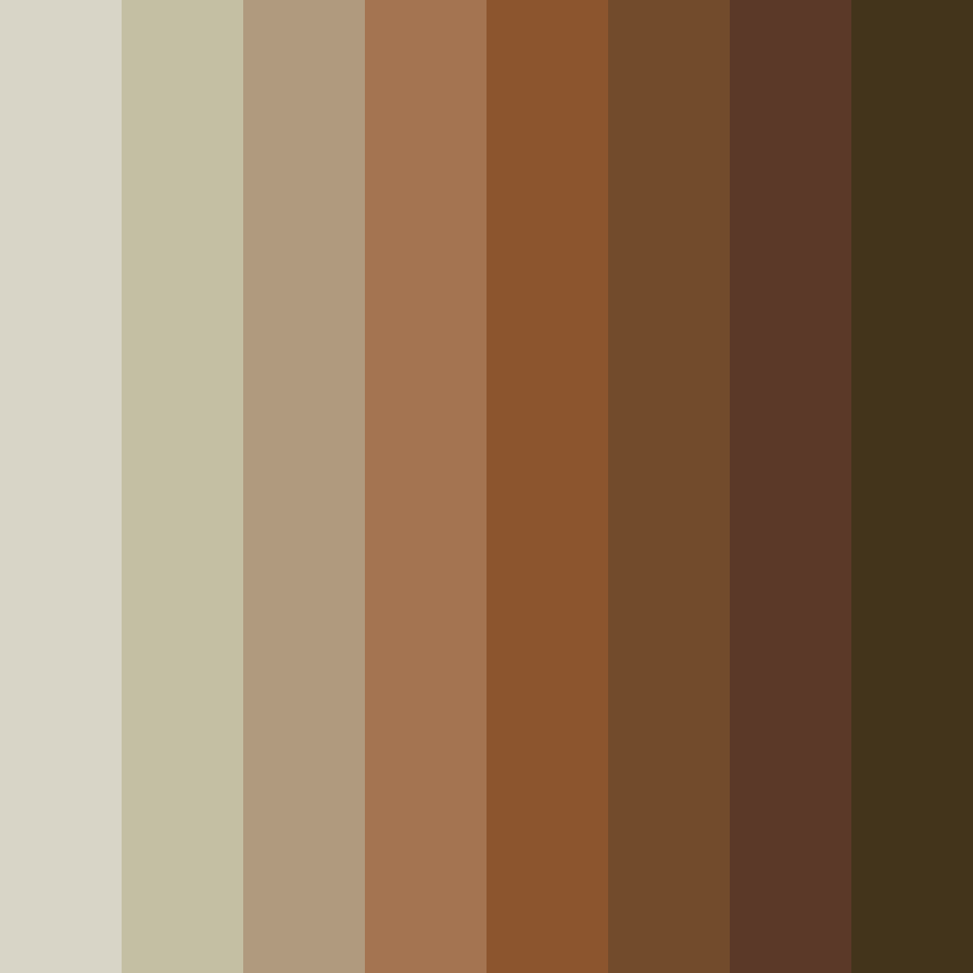 Download dark brown color palette PNG image (square)