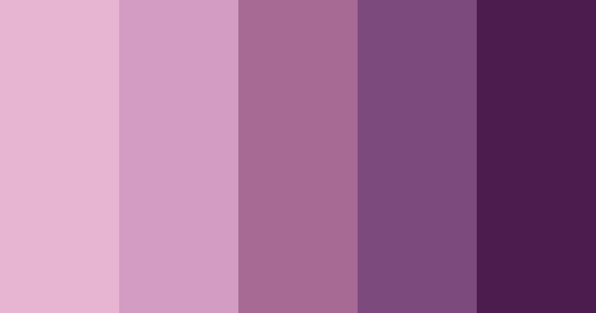 Download plum shades color palette PNG image (landscape)