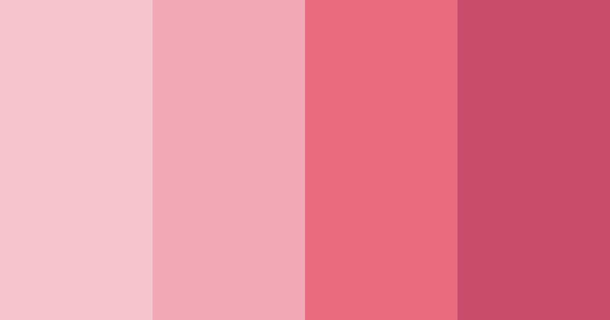 Download blushing rose garden color palette PNG image (landscape)