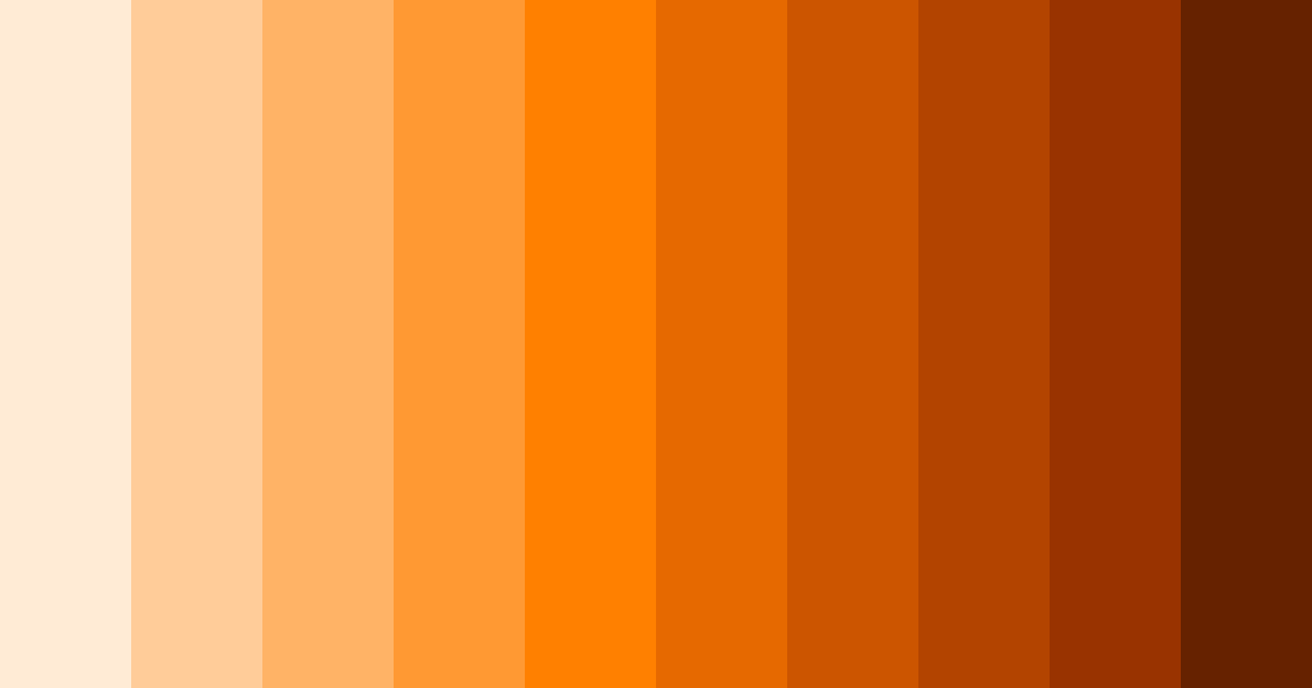 Download citrus sunset color palette PNG image (landscape)