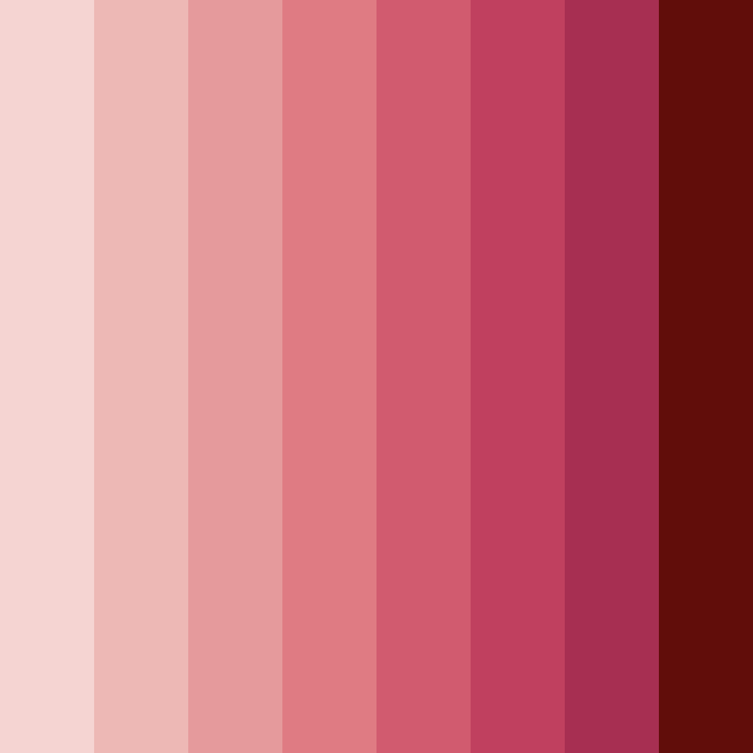 Download deep red color palette PNG image (square)