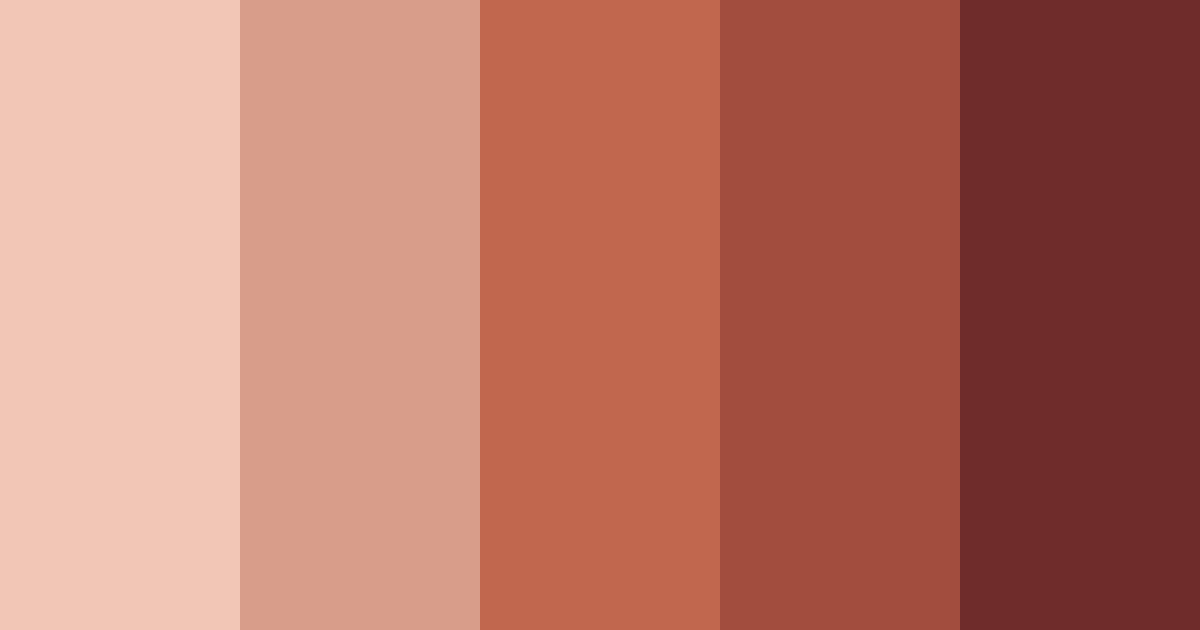 Download shades of red color palette PNG image (landscape)