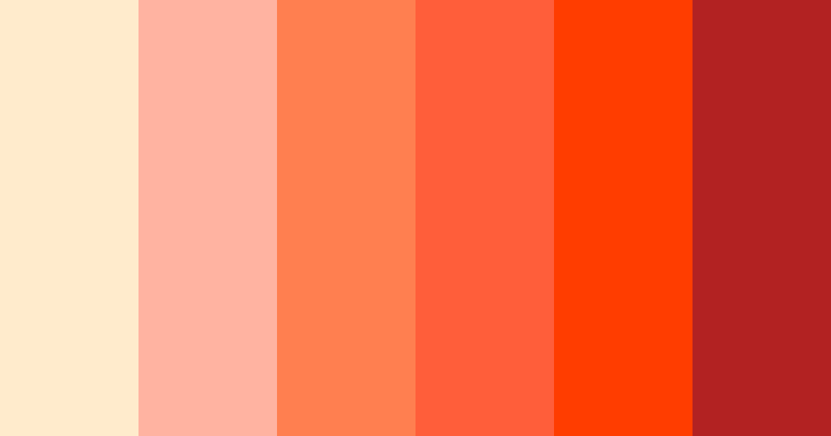 Download sunrise serenade color palette PNG image (landscape)
