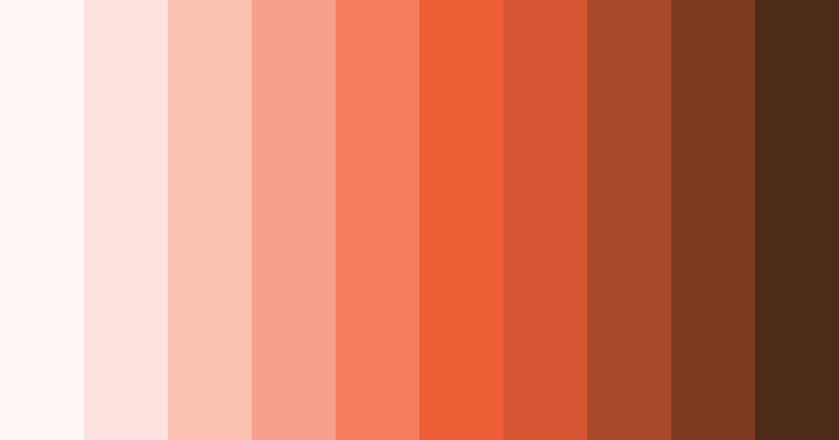 Download coral sunset color palette PNG image (landscape)