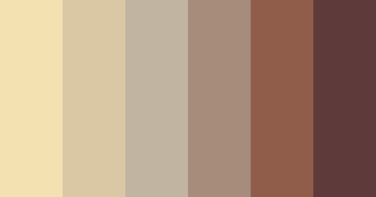 Download brown afternoon color palette PNG image (landscape)