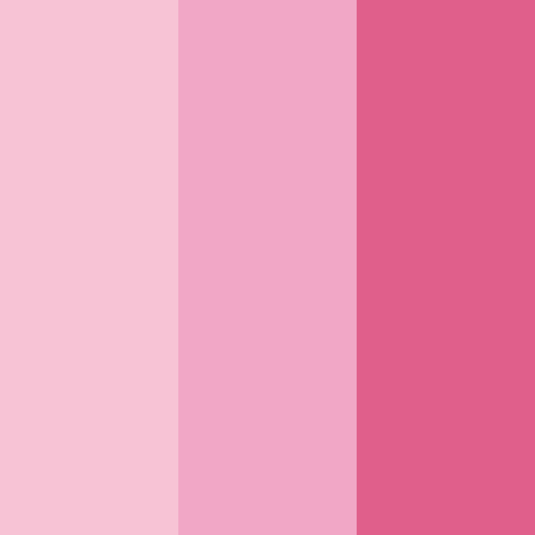 Download pink candy color palette PNG image (square)