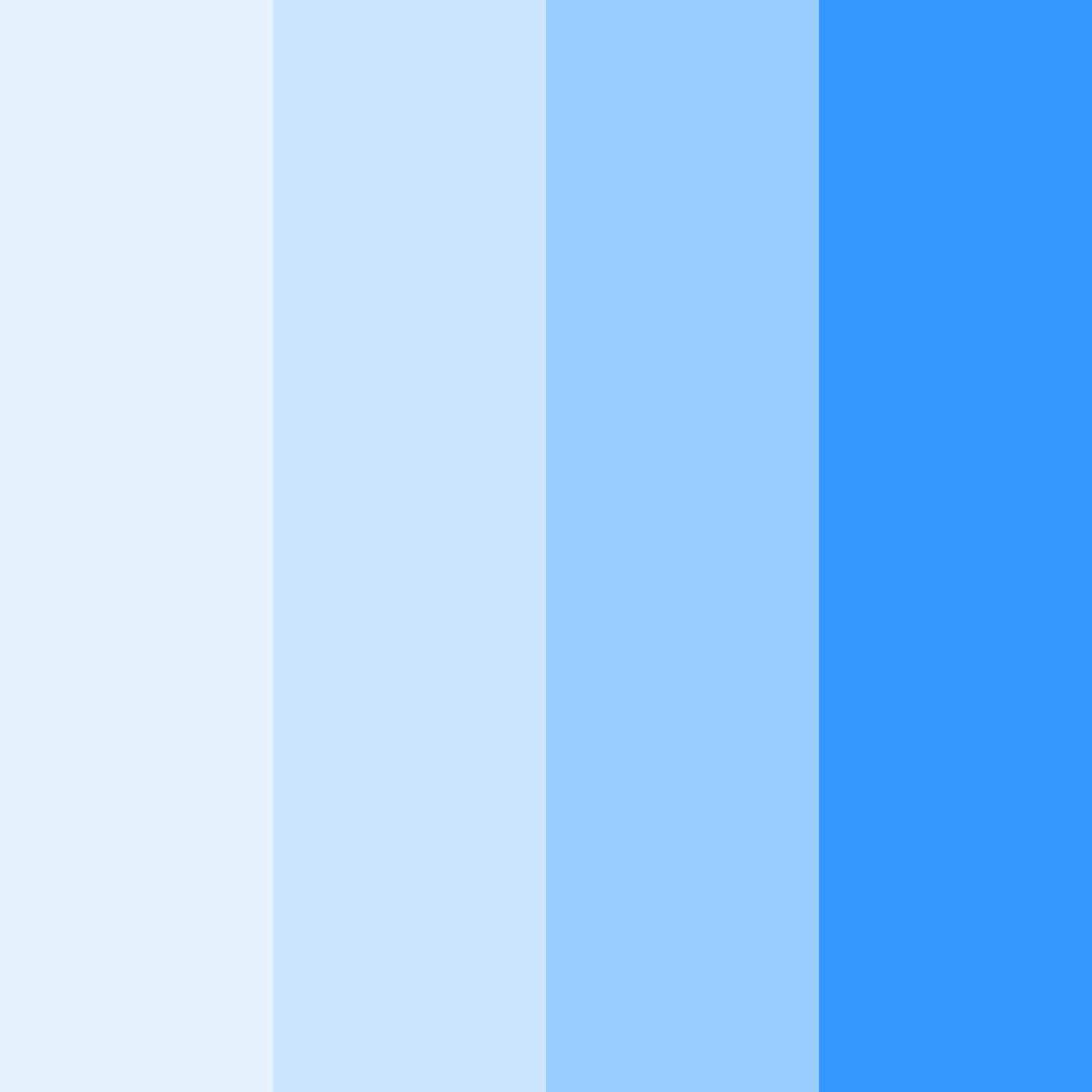 Download light blue winter color palette PNG image (square)