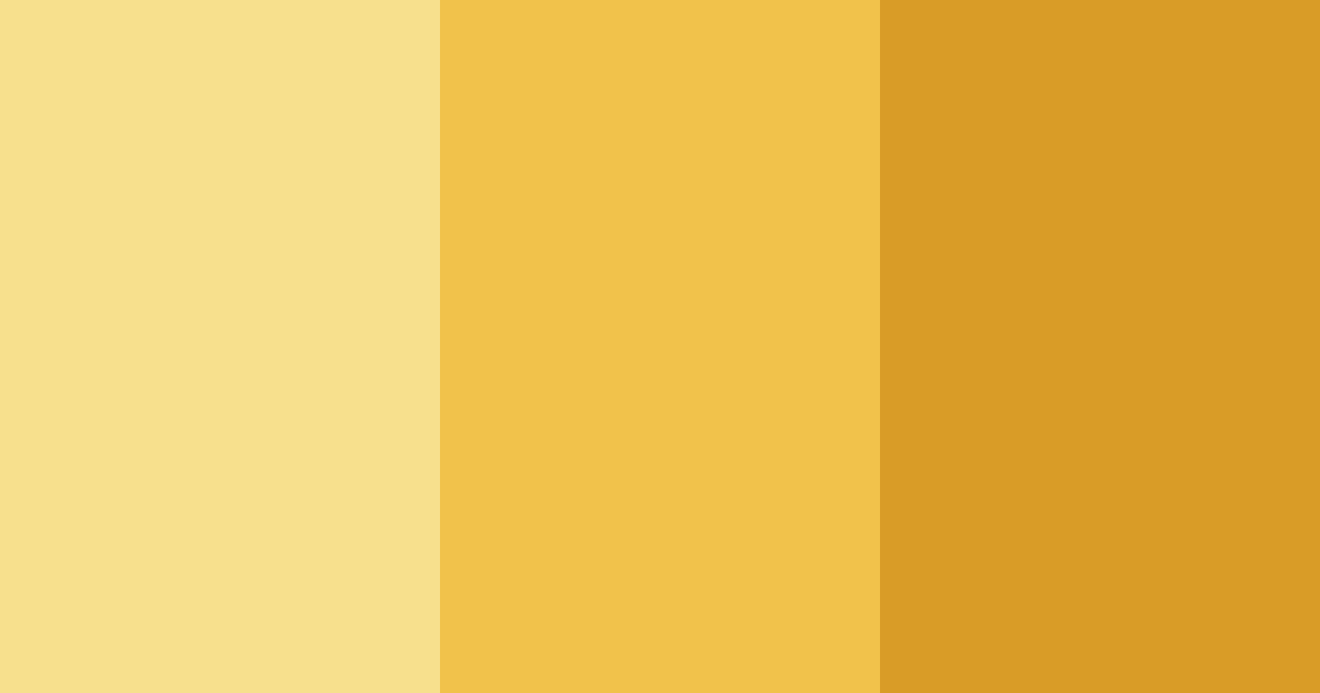 Download yellow summer color palette PNG image (landscape)