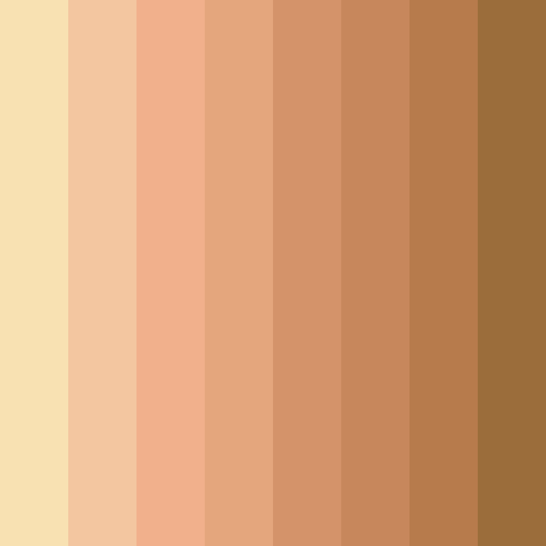Download creamy spring awakening color palette PNG image (square)