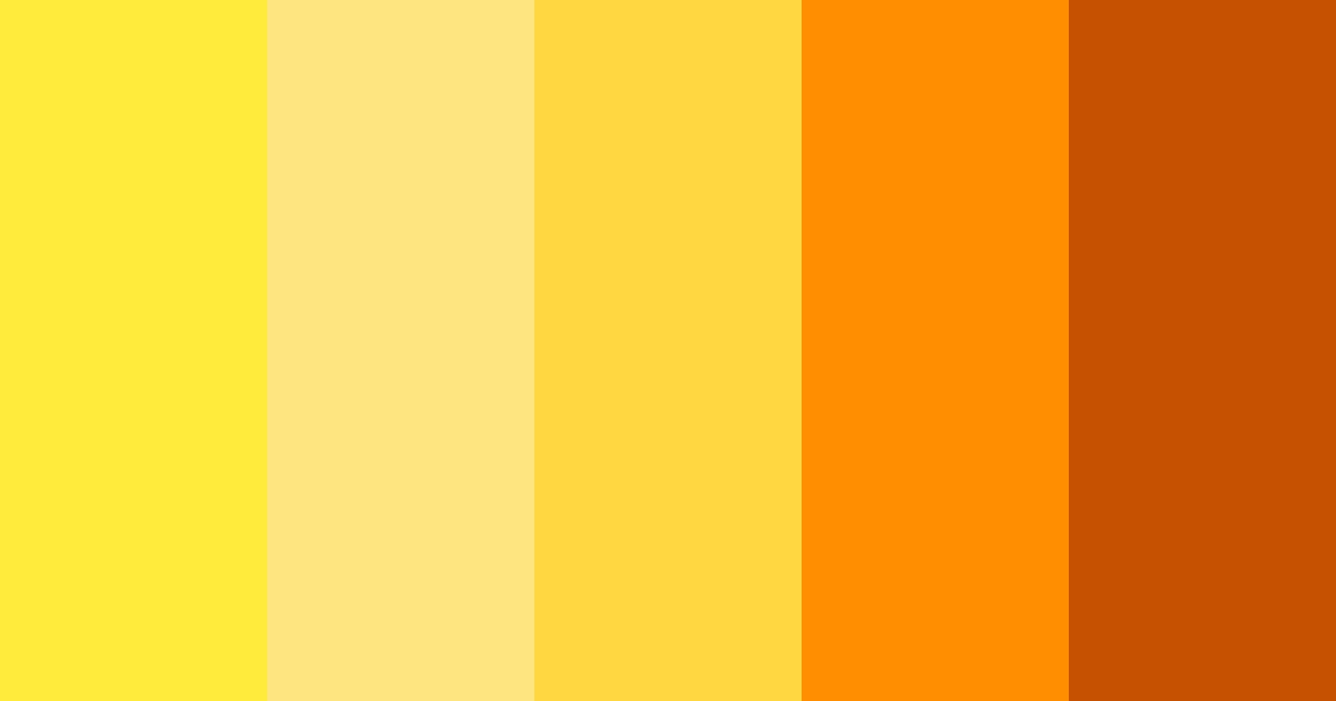 Download golden ember glow color palette PNG image (landscape)