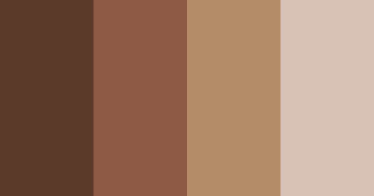 Download coffeehouse elegance color palette PNG image (landscape)