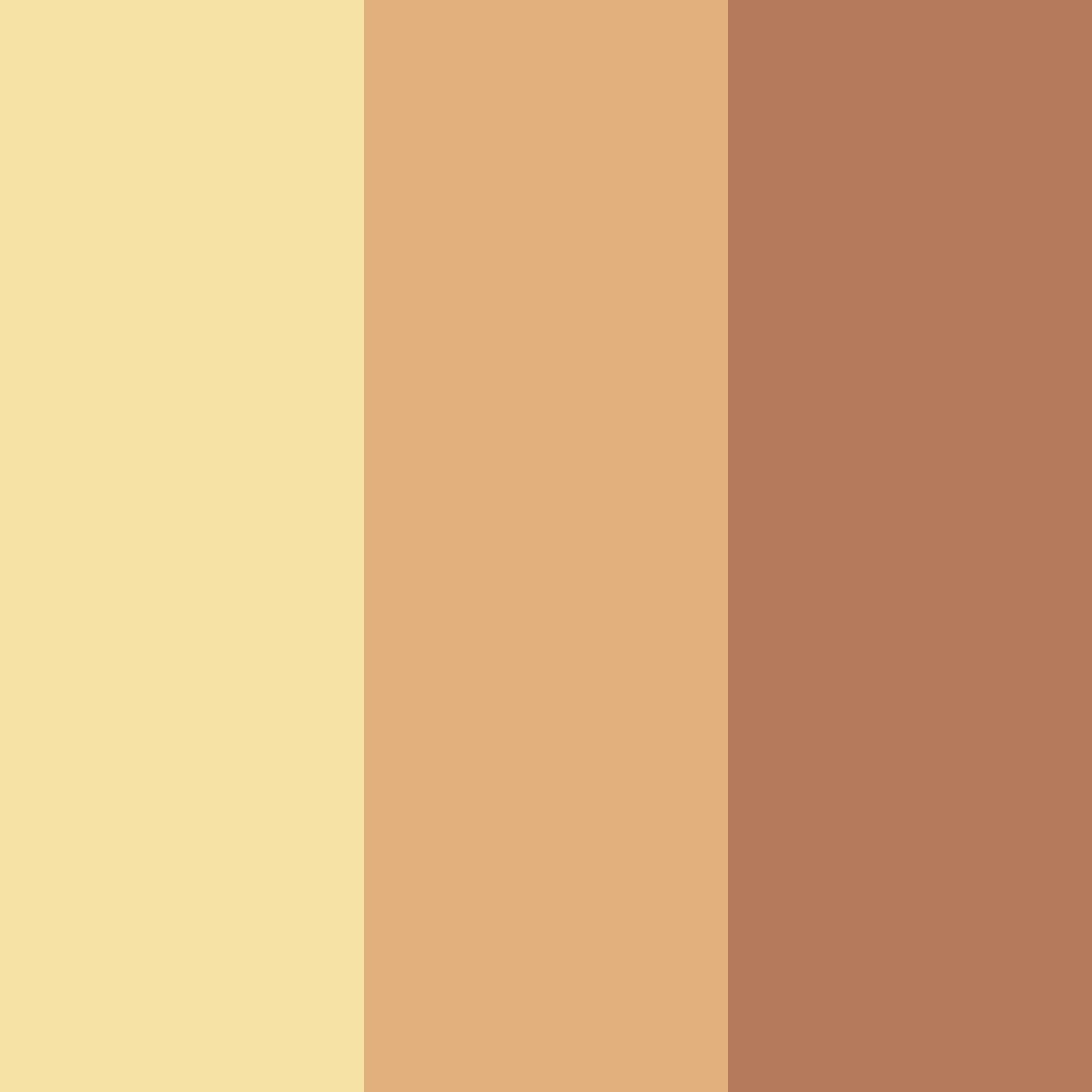 Download golden embrace color palette PNG image (square)