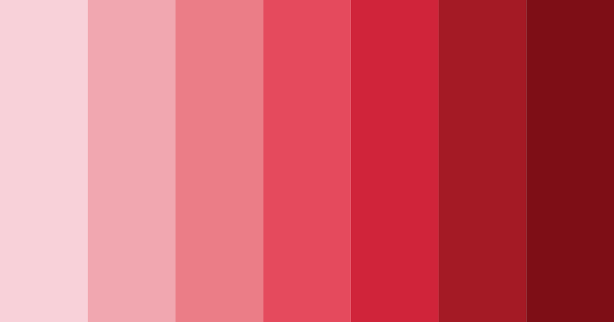 Download pink rose color palette PNG image (landscape)