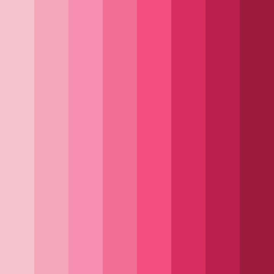 Download blushing bunny dreams color palette PNG image (square)