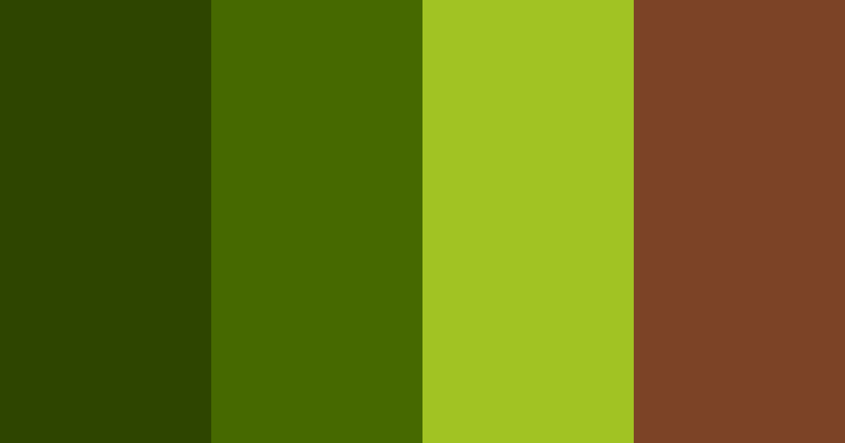 Download autumn leaves color palette PNG image (landscape)