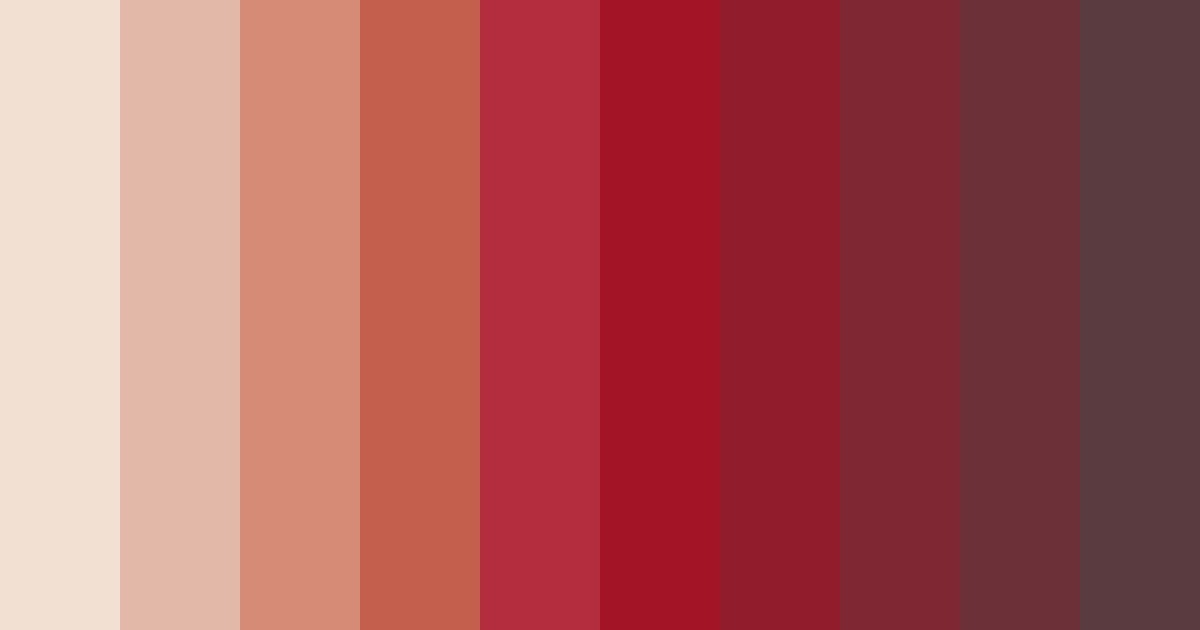Download red elegance color palette PNG image (landscape)