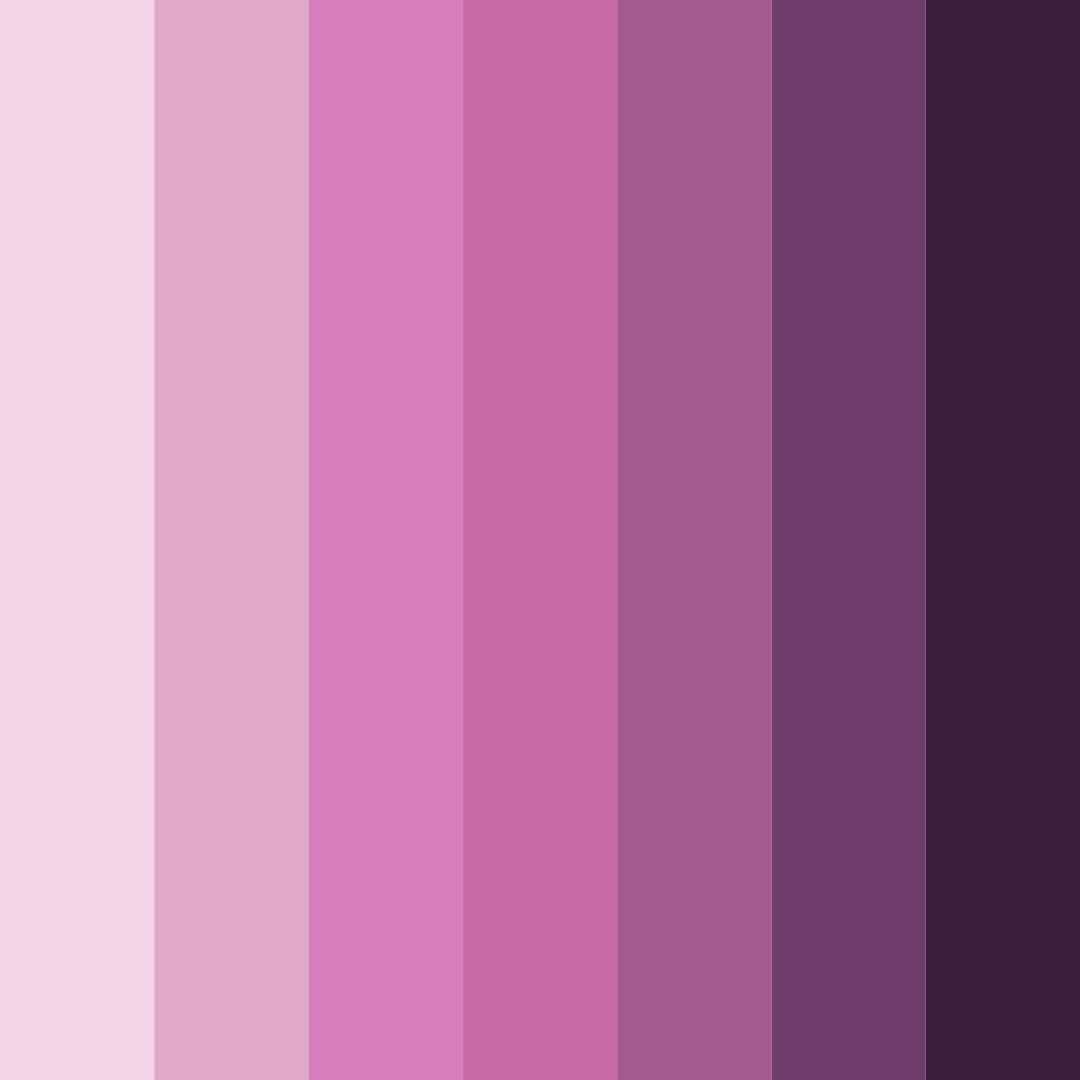 Download dreamy pink color palette PNG image (square)