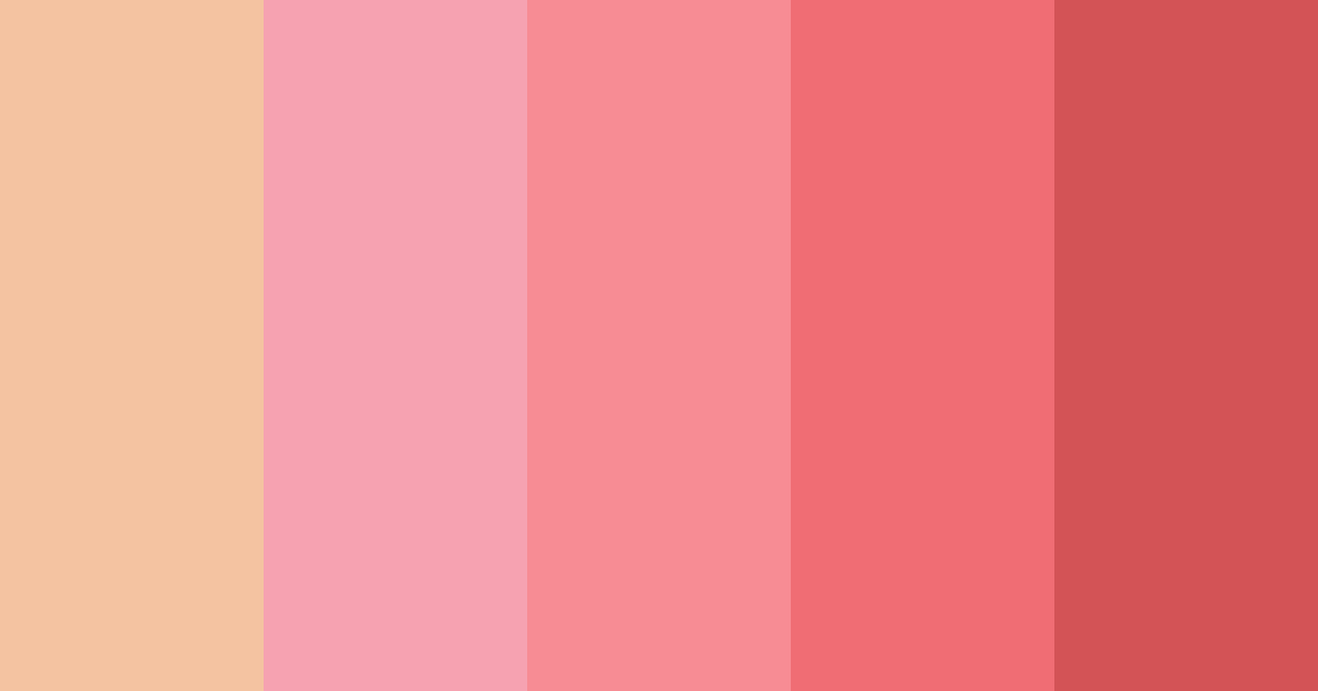 Download pink sunset color palette PNG image (landscape)
