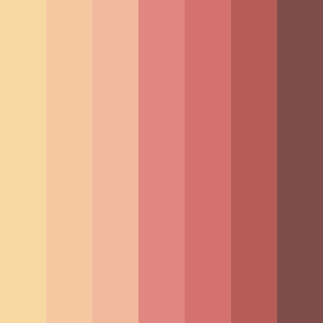 Download autumn embrace color palette PNG image (square)