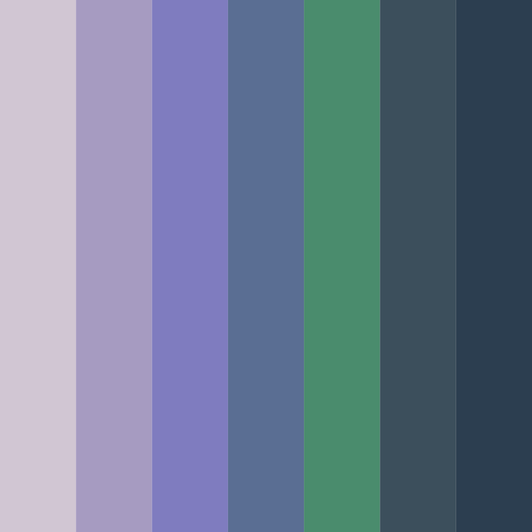 Download shades of purple color palette PNG image (square)