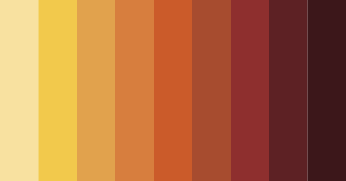 Download warm earthy tones color palette PNG image (landscape)