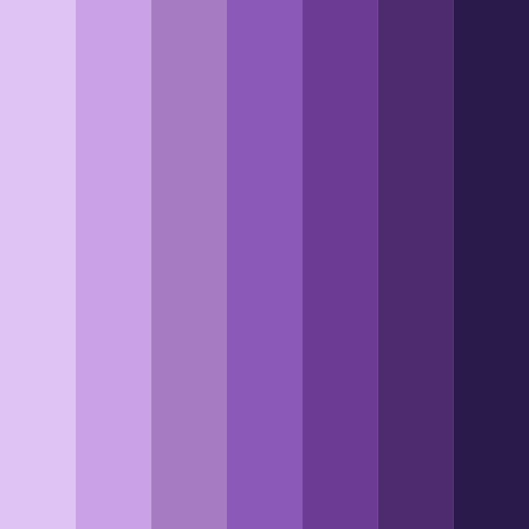 Download mystic amethyst dream color palette PNG image (square)