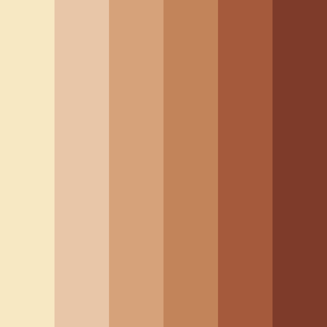 Download autumn embrace color palette PNG image (square)
