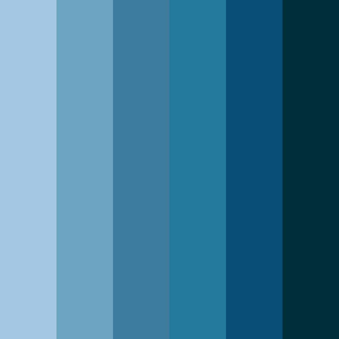 Download deep blue color palette PNG image (square)