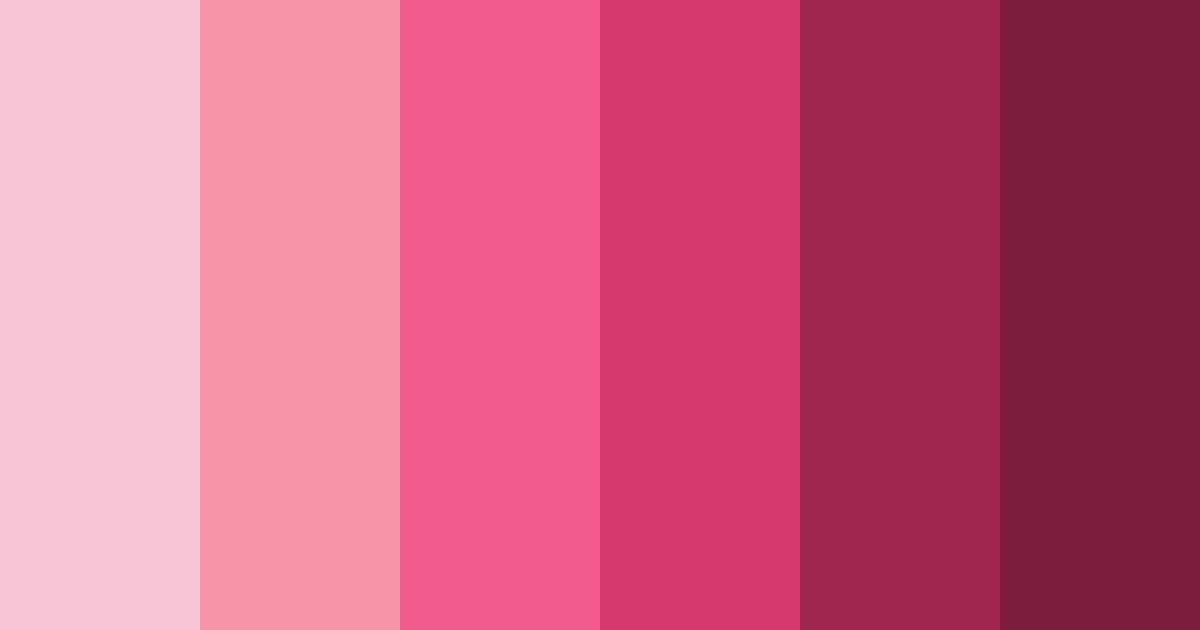 Download shades of rouge color palette PNG image (landscape)