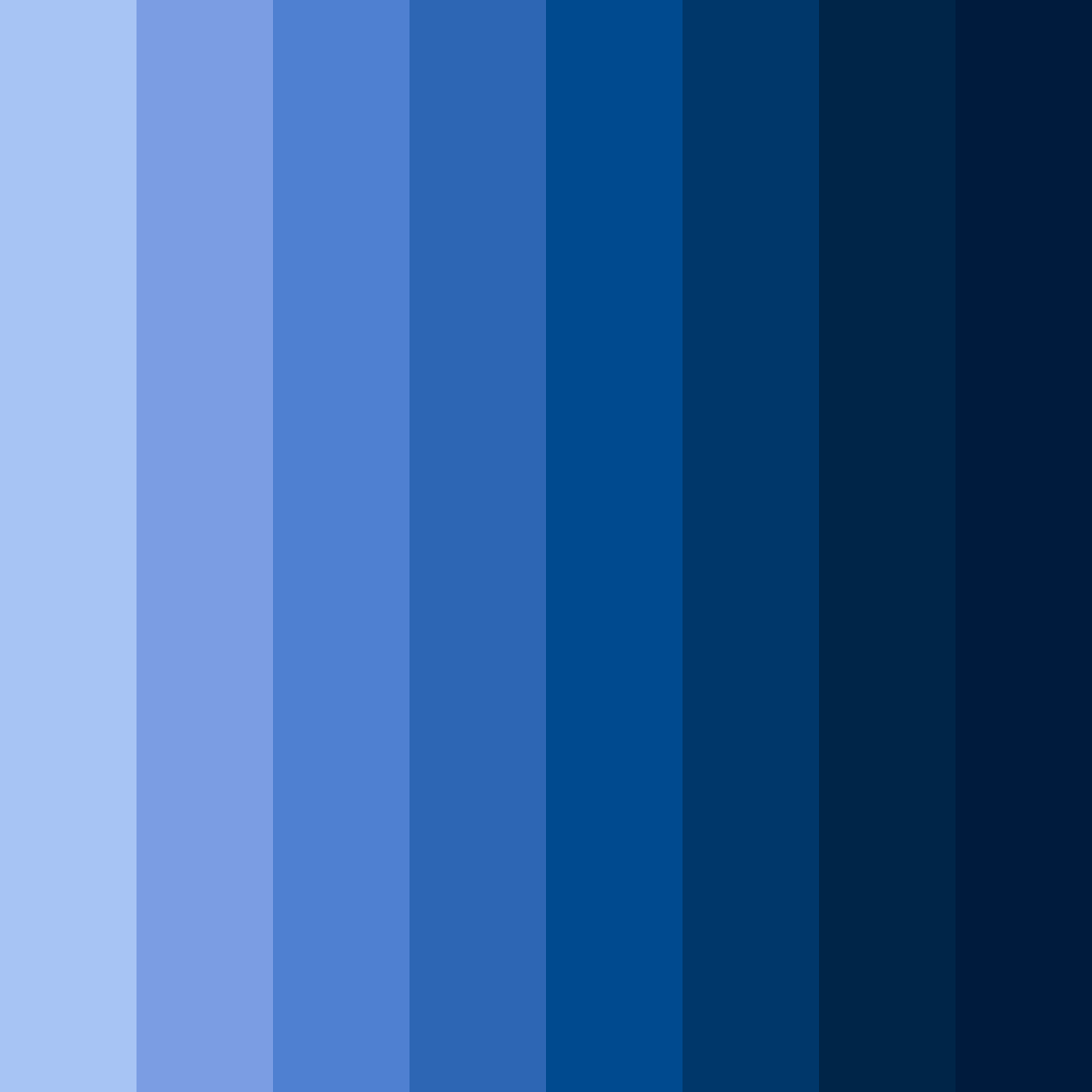 Download deep blue horizon color palette PNG image (square)