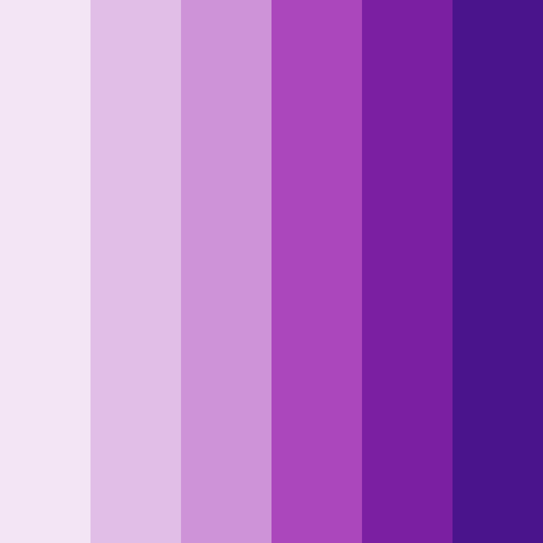 Download purple shades color palette PNG image (square)
