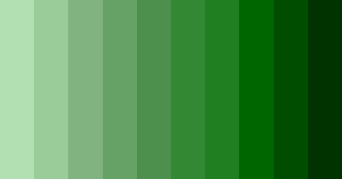 Download emerald harmony color palette PNG image (landscape)