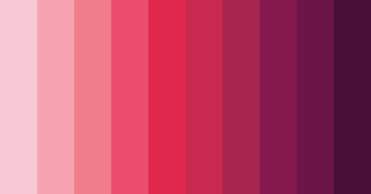 Download blushing boudoir color palette PNG image (landscape)